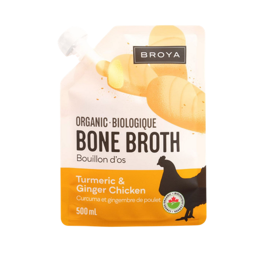 [254208] Broya Tumeric & Ginger Chicken Bone Broth 500Ml