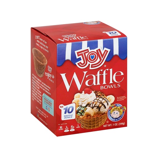 [260726] JOY ICE CREAM WAFFLE BOWL