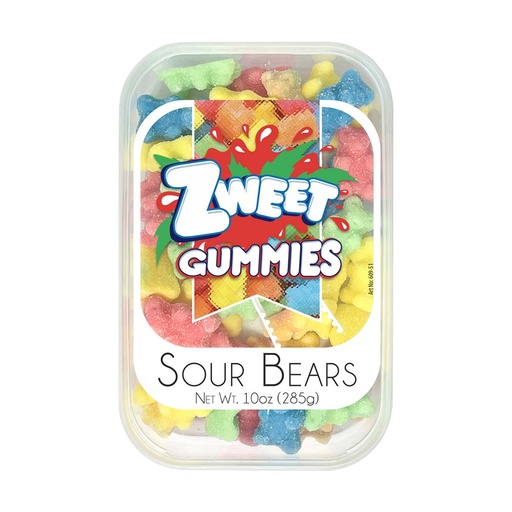 [268981] Zweet Sour Gummy Bears 285g