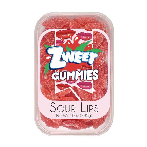 [268985] Zweet Gummy Sour Lips 285g