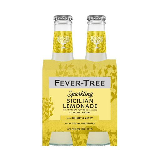 [273893] Fever Tree Sparkling Sicilian Lemonade 4 X 200Ml