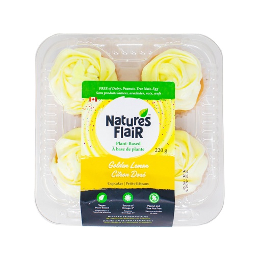 [274898] NATURE'S FLAIR GOLDEN LEMON CUPCAKES