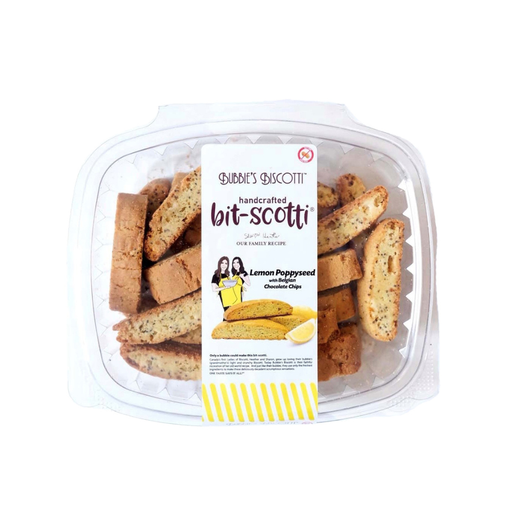 [288432] BUBBIES BISCOTTI LEMON POPPYSEED