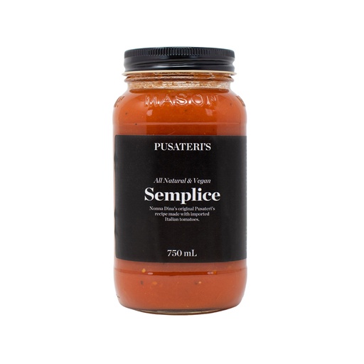 [291050] Pusateri's Semplice Pasta Sauce 750ml