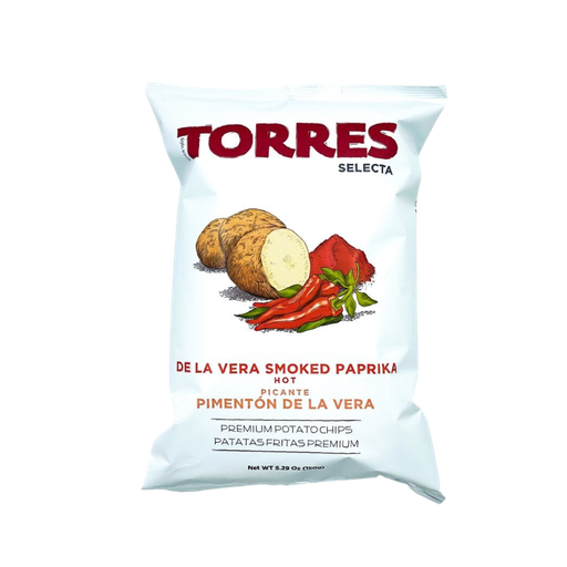 [296229] Torres De La Vera Hot Smoked Paprika Chips 150 g