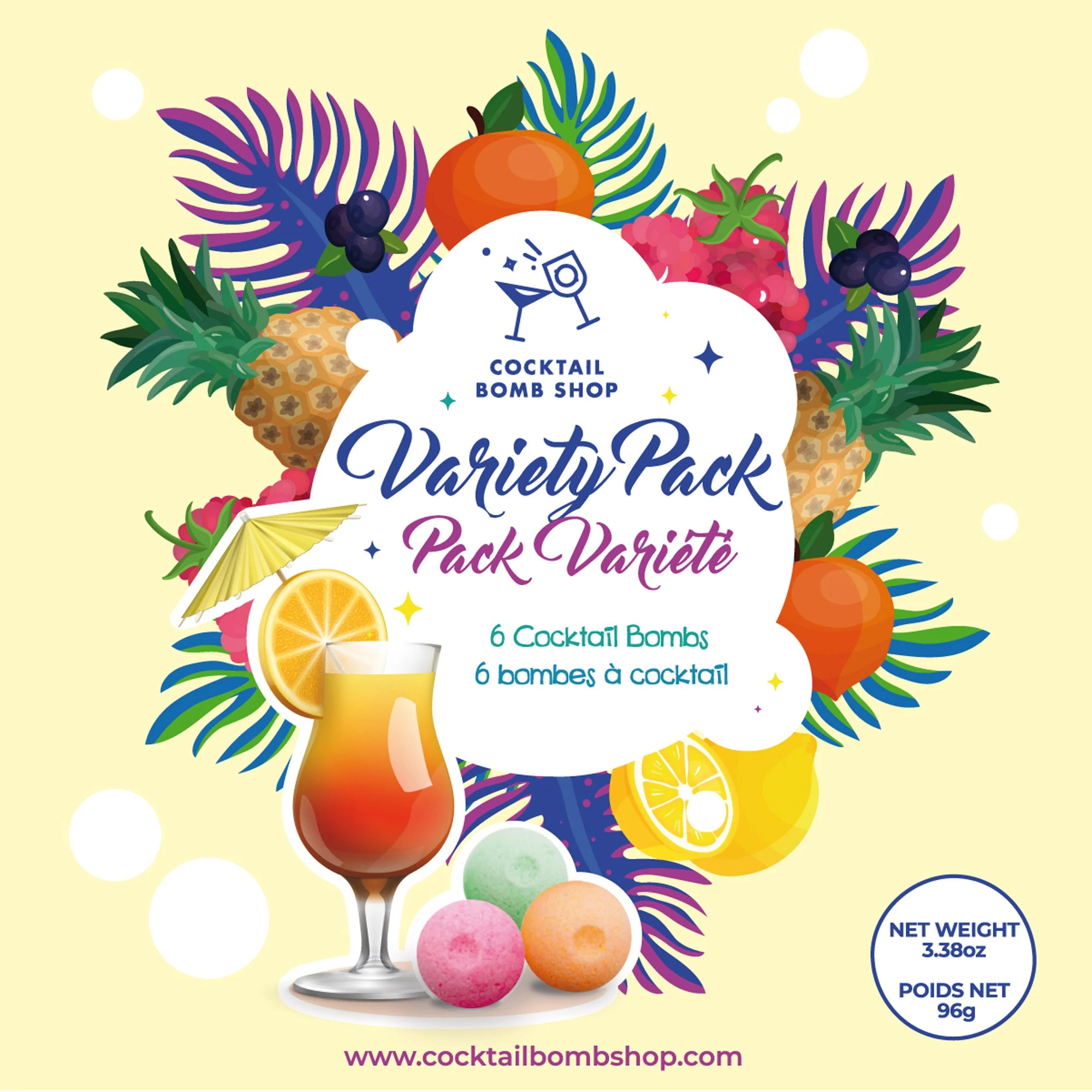 [318395] COCKTAIL BOMB VARIETY PACK 6PK