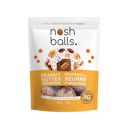 [332236] NOSH BALLS PEANUT BUTTER BROWNIE 150G