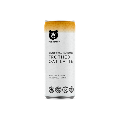 [335444] Two Bears Frothed Salted Caramel Oat Latte 207Ml