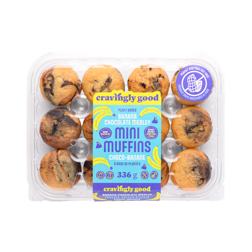 [335640] Cravingly Good Banana Chocolate Mini Muffins
