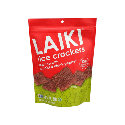 [350236] Laiki Red Rice Crackers 100G