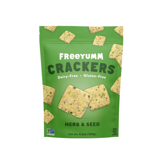 [353339] Freeyumm Herb & Seed Crackers 120G
