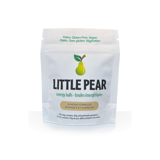 [358423] LITTLE PEAR BAKESHOP ALMOND ESPRESSO ENERGY BALLS 40G