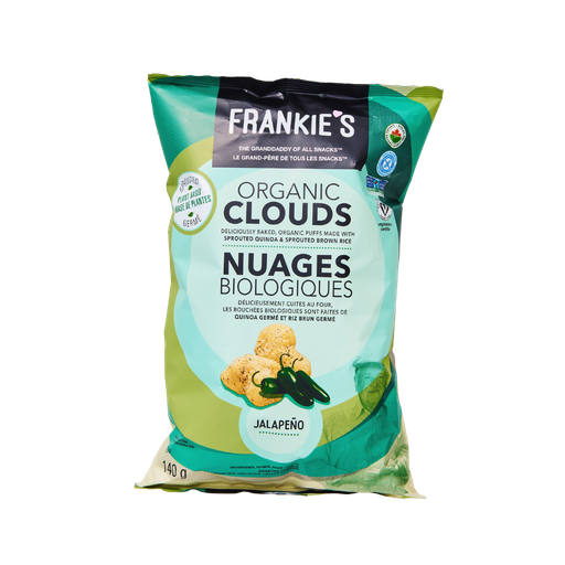 [365665] Frankies Organic Jalapeno Cloud Puffs 120G