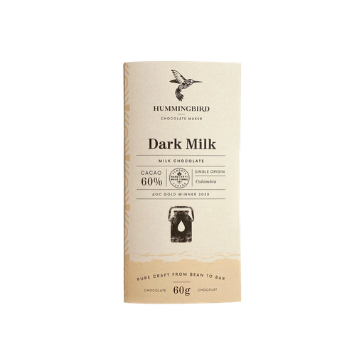 [378032] HUMMINGBIRD CHOCOLATE DARK MILK BAR 60G
