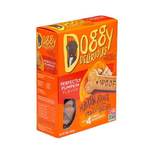 [383964] Doggy Delirious Dog Bone Pumpkin 16oz