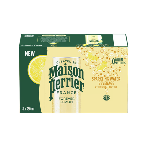 [442689] Maison Perrier Sparkling Forever Lemon Slim Cans 330ml