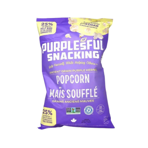 [388800] Purposeful Purple Kernel Cheddar Popcorn 136G