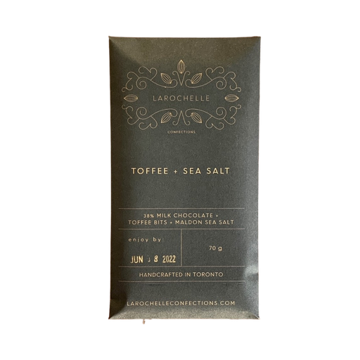 [390702] LAROCHELLE TOFFEE SEA SALT CHOCOLATE BAR
