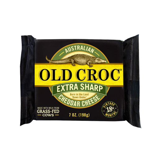 [398246] OLD CROC EXTRA AGED CHEDDAR 198G