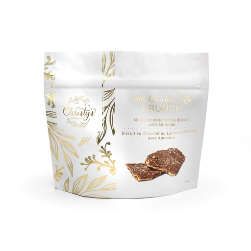[409142] Christy's Gourmet Milk Chocolate Toffee Crunch 180g