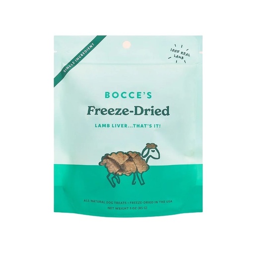 [415800] BOCCES BAKERYTREAT FRZ DRD LAMB LIVER