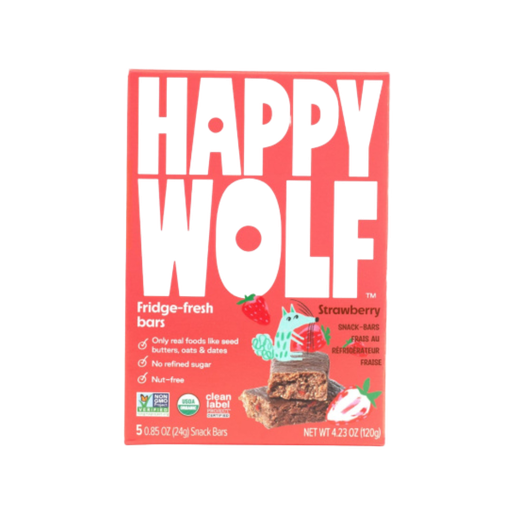 [417894] Happy Wolf - Strawberry Box 5 Bars
