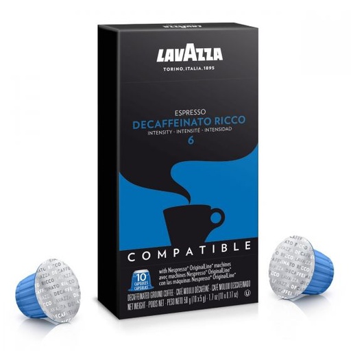 [420213] LAVAZZA DEK DECAFFEINATED COFFEE PODS