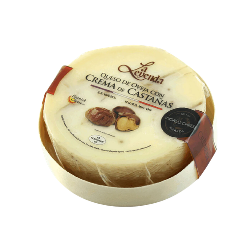 [420524] La Leyenda Sheeps Milk Cheese With Chestnuts 190G 