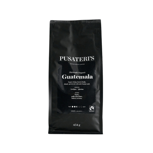 [420527] PUSATERI'S WHOLE BEAN ORGANIC GUATEMALA