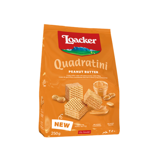 [420721] Loacker Quadratini Peanut Butter 250G