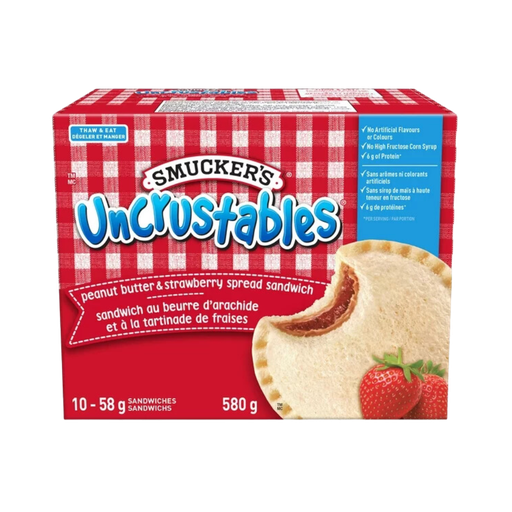 [423135] Smuckers Uncrustable Peanut Butter Strawberry Sandwiches 232G