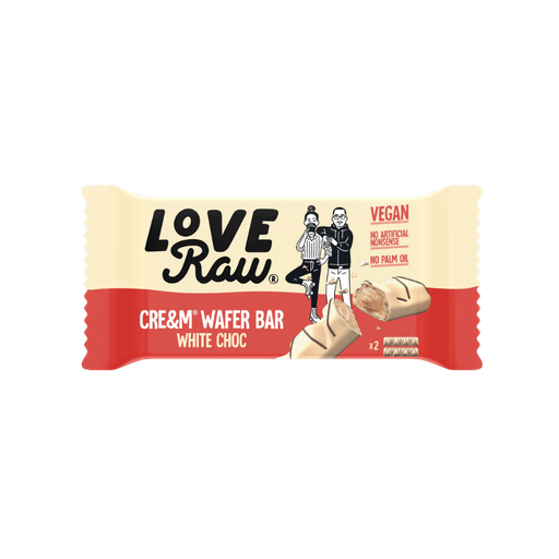 [468129] LOVE RAW VEGAN WAFER BARS - WHITE CHOCOLATE - 506046226068