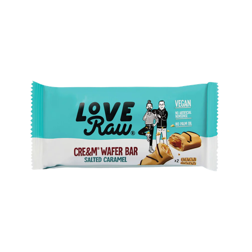 [433535] LOVE RAW VEGAN WAFER BARS - SALTED CARAMEL - 506046226071