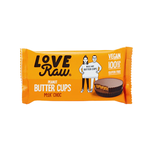 [433536] LOVE RAW VEGAN CHOC BUTTER CUP- PEANUT BUTTER - 506046226147