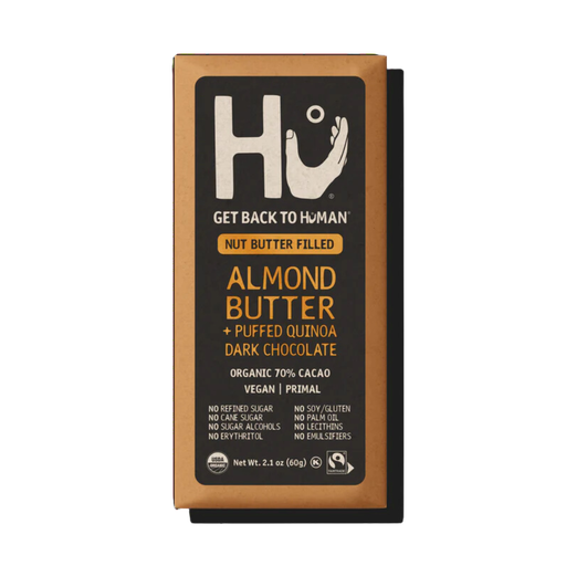 [431826] HU Almond Butter + Puffed Quinoa Organic Dark Chocolate