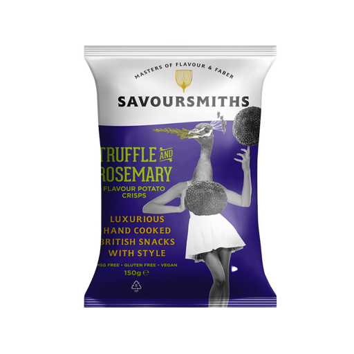 [446714] Savoursmith Truffle Rosemary Potato Chips 150G