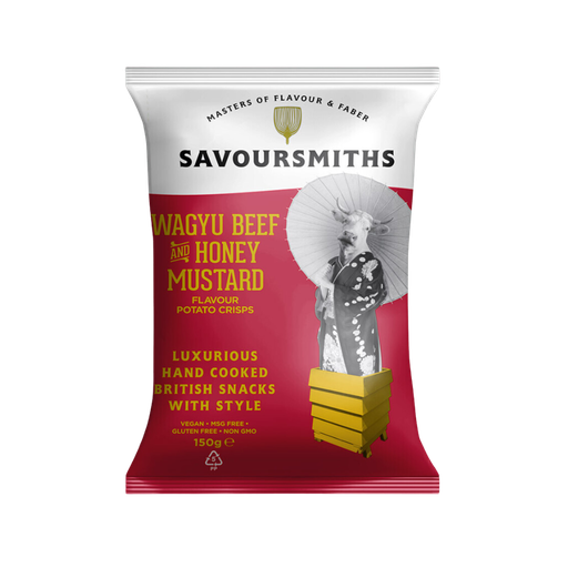 [446715] Savoursmith Vegan Beef Honey Potato Chips 150G