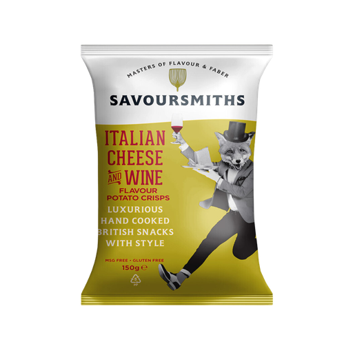 [446717] Savoursmith Italian Wine Cheese Potato Chips 150G