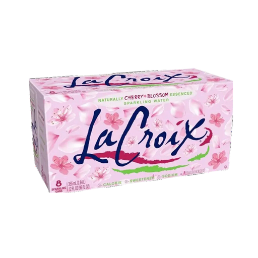 [454168] La Croix Cherry Blossom Sparkling Water 8Pk