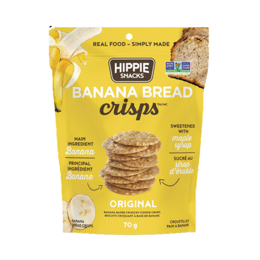 [458291] Hippie Snacks Original  Banana Crisps 70G