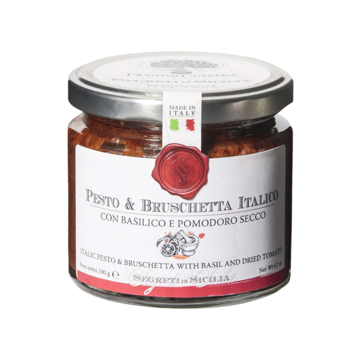 [462820] Cutrera Red Pesto Basil & Dried Tomato 175Ml