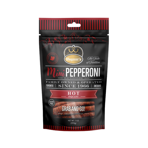[467830] WAGENER'S  HOT GRAB AND GO PEPPERETTES BAG 150G