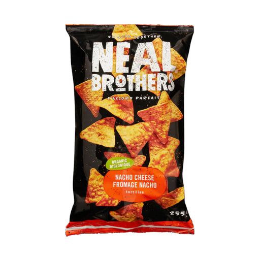 [471493] NEAL BROTHERS NACHO CHEESE ORGANIC TORTILLA CHIPS 255G