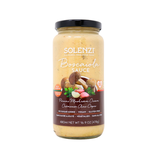 [472956] Solenzi Boscaiola Porcini Mushroom Sauce 480G