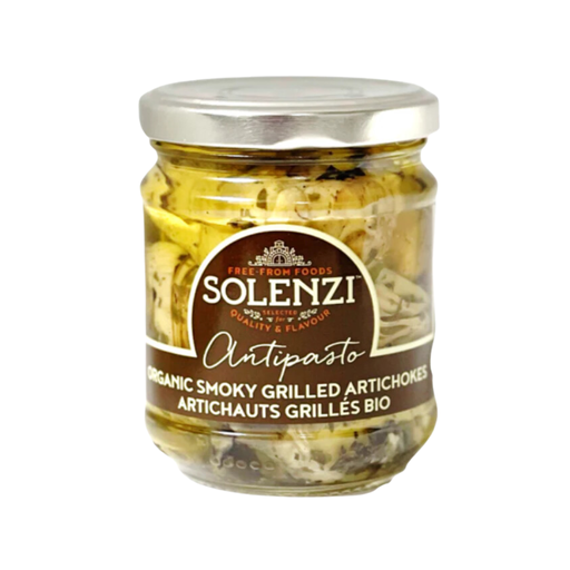 [472962] SOLENZI ORGANIC SMOKEY GRILLED ARTICHOKES 180G
