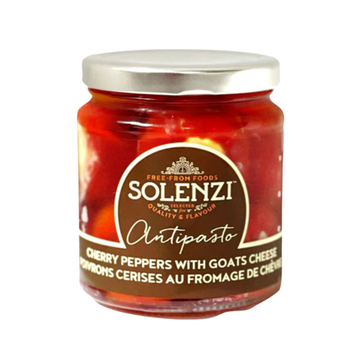 [472964] SOLENZI GOATS CHEESE CHERRY PEPPERS 280G