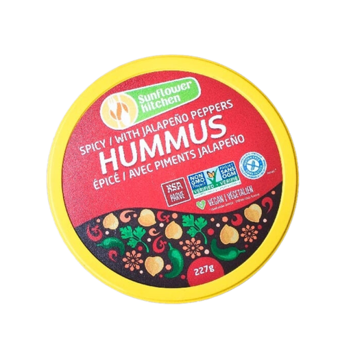 [474045] SUNFLOWER KITCHEN SPICY HUMMUS 227G