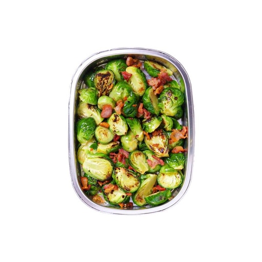 [476582] CHARRED BRUSSEL SPROUTS WITH BACON & LEMON BROWN BUTTER 400G