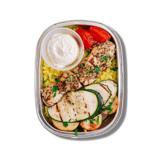 [476751] Souvlaki Chicken And Lemon Rice 1ea