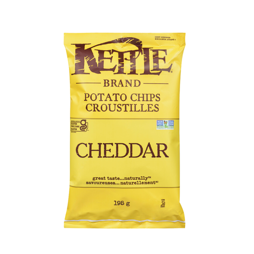 [478646] KETTLE BRAND CHIPS CHEDDAR POTATO CHIPS 198G